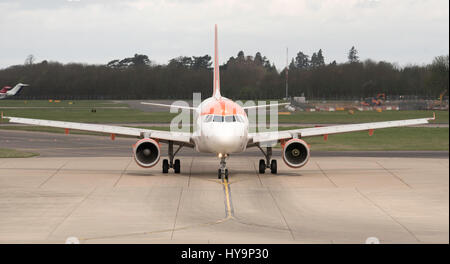 Dall'Aeroporto Stansted di Londra; Easyjet Airbus A319 - MSN 3788 Foto Stock