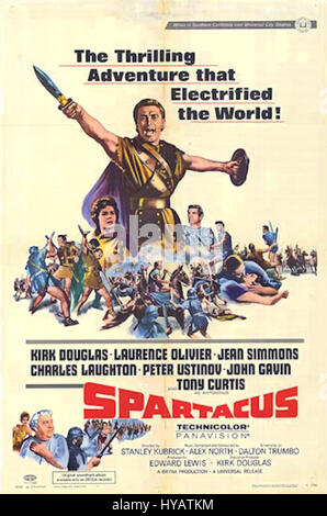 Spartaco 1960 poster Foto Stock