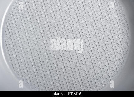 Sullo sfondo di un metallo con ripetitivo patten Foto Stock