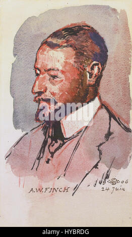 Alfred William Finch, da Georges Lemmen (1865 1916) Foto Stock