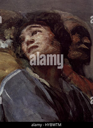 Francisco de Goya y Lucientes (1746 – 1828) è stato un pittore spagnolo noto per le sue potenti raffigurazioni della società spagnola. Il suo lavoro include commenti storici, politici e sociali, spesso con intensità drammatica. Foto Stock