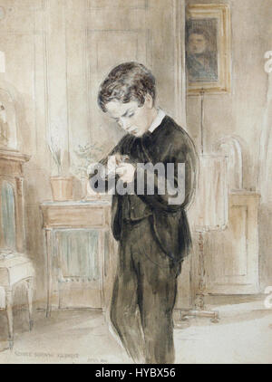 George Goodwin Kilburne Eton schoolboy Foto Stock