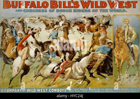 Buffalo Bill's Wild West Show Foto Stock