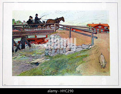 Carl Larsson Ett hem 1 1899 Foto Stock