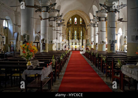 San Tommaso cattedrale, Chiesa fort, Mumbai, Maharashtra, India, Asia Foto Stock