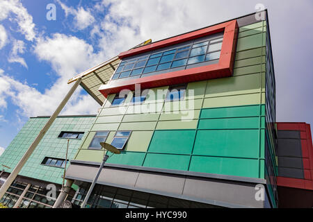 Nantgarw campus di Coleg y Cymoedd,(College delle valli), un ulteriore istruzione college nella TAF Valley, DI MID GLAMORGAN, GALLES Foto Stock