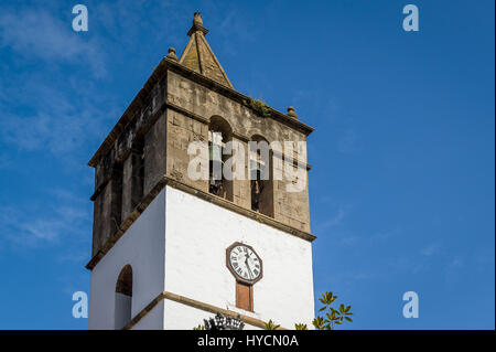 Icod torre campanaria, Tenerife Foto Stock