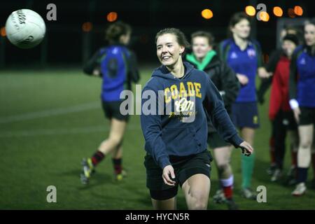 QUB InterSports notte. Foto/Paolo McErlane. Foto Stock