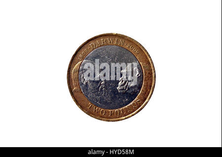 Insolita e speciale celebrazione due pound coin Foto Stock