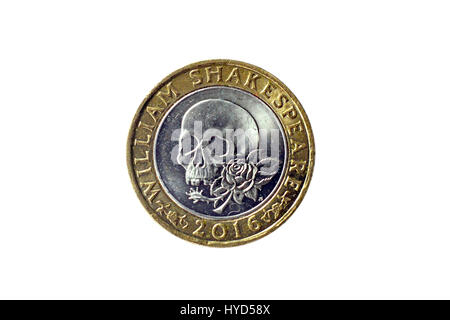 Insolita e speciale celebrazione due pound coin Foto Stock