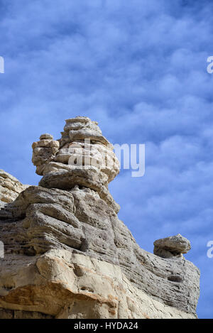 Stati Uniti d'America, Nuovo Messico, ABIQUIU, formazioni di arenaria Foto Stock