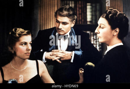 Rebecca, USA 1940 Regie: Alfred Hitchcock attori/stelle: Laurence Olivier, Joan Fontaine, George Sanders Foto Stock