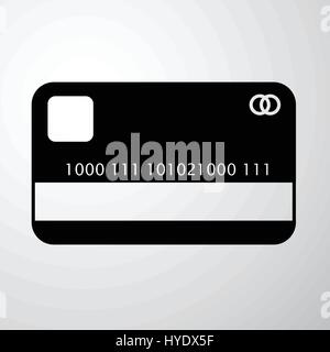L'icona Carta di credito Illustrazione Vettoriale