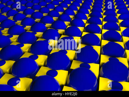 Il design moderno. Abstract background . Il rendering 3D Foto Stock