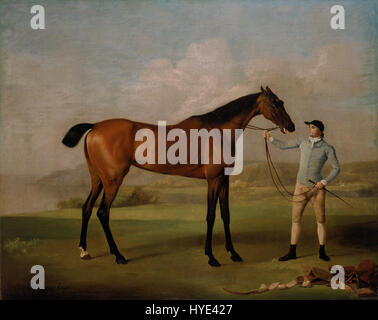 George Stubbs Molly lungo le gambe con la sua Jockey Google Art Project Foto Stock