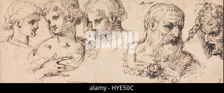 Inigo Jones cinque capi classici Google Art Project Foto Stock