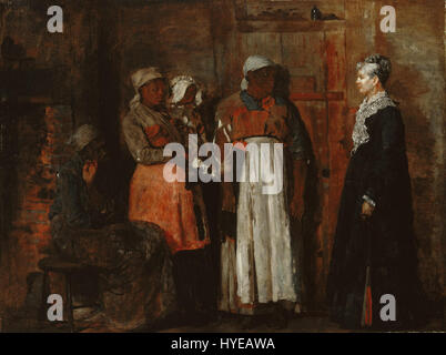 Winslow Homer una visita dal vecchio Mistress Google Art Project Foto Stock