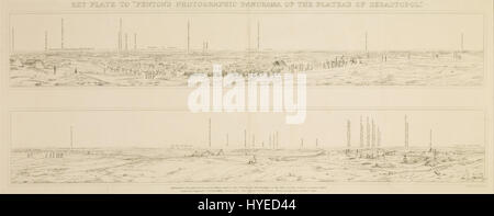 Giorno & Son (British, attivo 1850s 1880) Panorama dell'altopiano di Sebastopol. Google Art Project Foto Stock