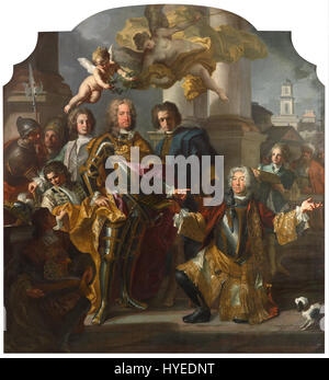 Francesco Solimena imperatore Carlo VI e Gundacker, Conte Althann Google Art Project Foto Stock