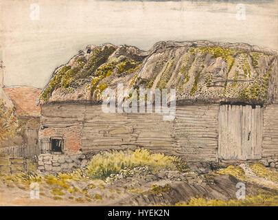 Samuel Palmer un fienile con un tetto di muschio, Shoreham Google Art Project Foto Stock