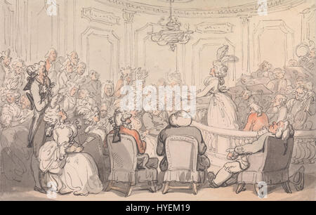 Thomas Rowlandson comfort di una vasca da bagno il concerto Google Art Project Foto Stock