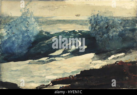 Winslow Homer Prout collo Surf Foto Stock