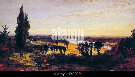 Jasper Francis Cropsey Richmond Hill e del Tamigi Londra Foto Stock