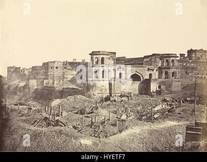 Felice Beato (British, nato in Italia (Il Mucha fortificazione, o la cittadella vecchia di Lucknow) Google Art Project Foto Stock