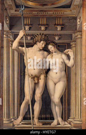 Jan Gossaert Nettuno e Anfitrite Google Art Project Foto Stock