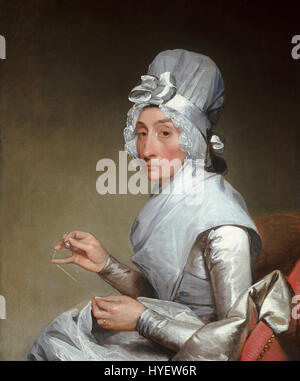 Gilbert Stuart Catherine Yates in ottone (Sig.ra Richard Yates) Google Art Project Foto Stock