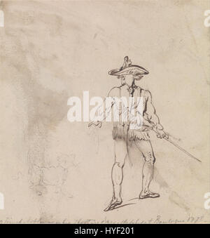 Thomas Rowlandson un nobiluomo Francese a fotografare Google Art Project Foto Stock