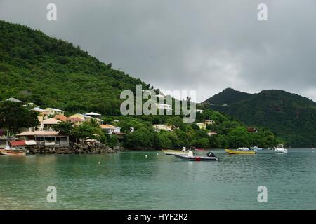 Petit Anse bay, isola di Martinica - Piccole Antille, territorio d Oltremare della Repubblica francese Foto Stock