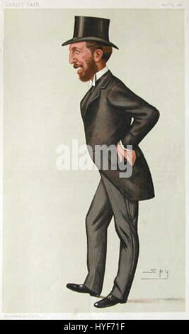 John O'Connor Power, politico irlandese, in una caricatura di Leslie Ward, noto come "Spy", pubblicata su Vanity Fair il 25 dicembre 1886, intitolata "The Brains of Obstruction". Foto Stock