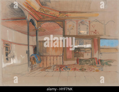 John Frederick Lewis interni di una casa orientale Google Art Project Foto Stock