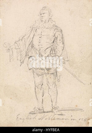 Thomas Girtin figura Costume Studiare inglese nobile Google Art Project Foto Stock