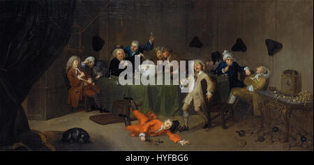 William Hogarth a mezzanotte conversazione moderna Google Art Project Foto Stock