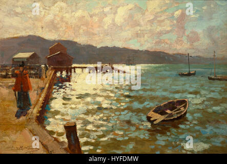 James M. Nairn Wellington Harbour Google Art Project Foto Stock