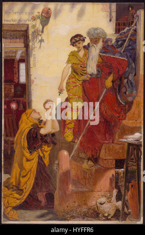 Ford Madox Brown Elia e la vedova del Figlio Google Art Project Foto Stock