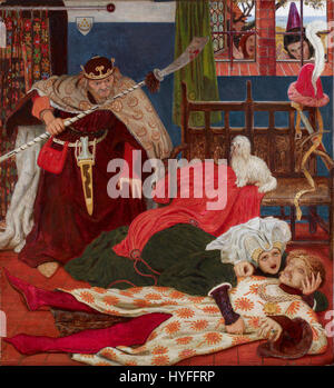 Ford Madox Brown Morte di Sir Tristram Google Art Project Foto Stock