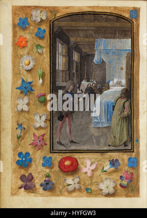 Maestro di Maria di Borgogna morendo a letto nel Libro d Ore di William Hastings Google Art Project Foto Stock