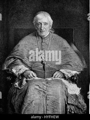 John Henry Newman (1801–1890) è stato un teologo e poeta inglese, originariamente un prete anglicano che si convertì al cattolicesimo, diventando poi cardinale e canonizzato come santo nel 2019. Foto Stock