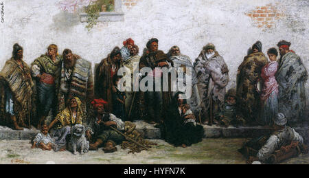 Gustave Dore Les Mendiants de Burgos Foto Stock