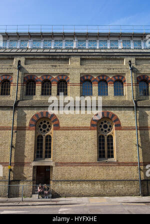 Corn Exchange la costruzione di parete laterale del modello di architettura Foto Stock