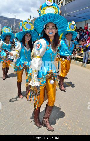 Il carnevale di Cajamarca. Dipartimento di Cajamarca .PERÙ Foto Stock