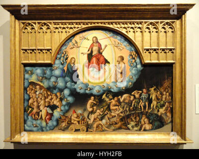 Ultima Sentenza, Lucas Cranach il Vecchio, c. 1525 1530 Nelson Atkins Museum of Art DSC08456 Foto Stock