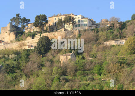 Francia, PACA, Vaucluse (84), le Luberon, Ménerbes, la Chapelle Notre Dame des grazie // Francia, PACA, Vaucluse, Luberon, Menerbes, cappella Notre Dame d Foto Stock