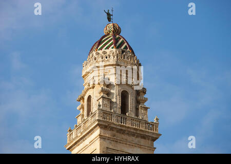 Torre campanaria, Cattedrale, Lecce, Puglia, Italia, Europa Foto Stock