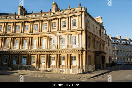 Bathstone terrazze a Bath, Inghilterra. Foto Stock