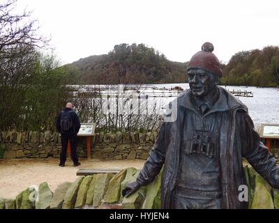 Balmaha, Loch Lomond e il Trossachs National Park, la Scozia il 5 aprile. Grigio e breezy day a Balmaha porto. Credito: ALAN OLIVER/Alamy Live News Foto Stock