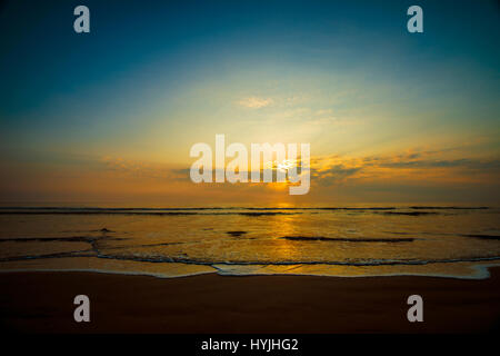 Tramonto su Daytona Beach Foto Stock